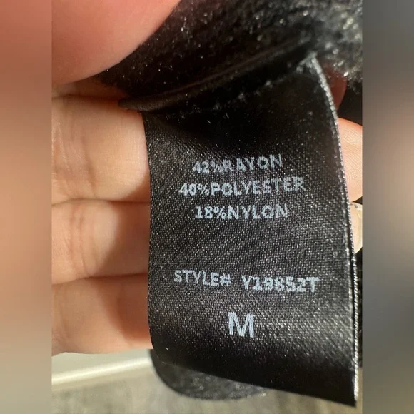 Pomander Place Vivianne Black Sweater Turtleneck Dress Size Medium - Picture 16 of 17